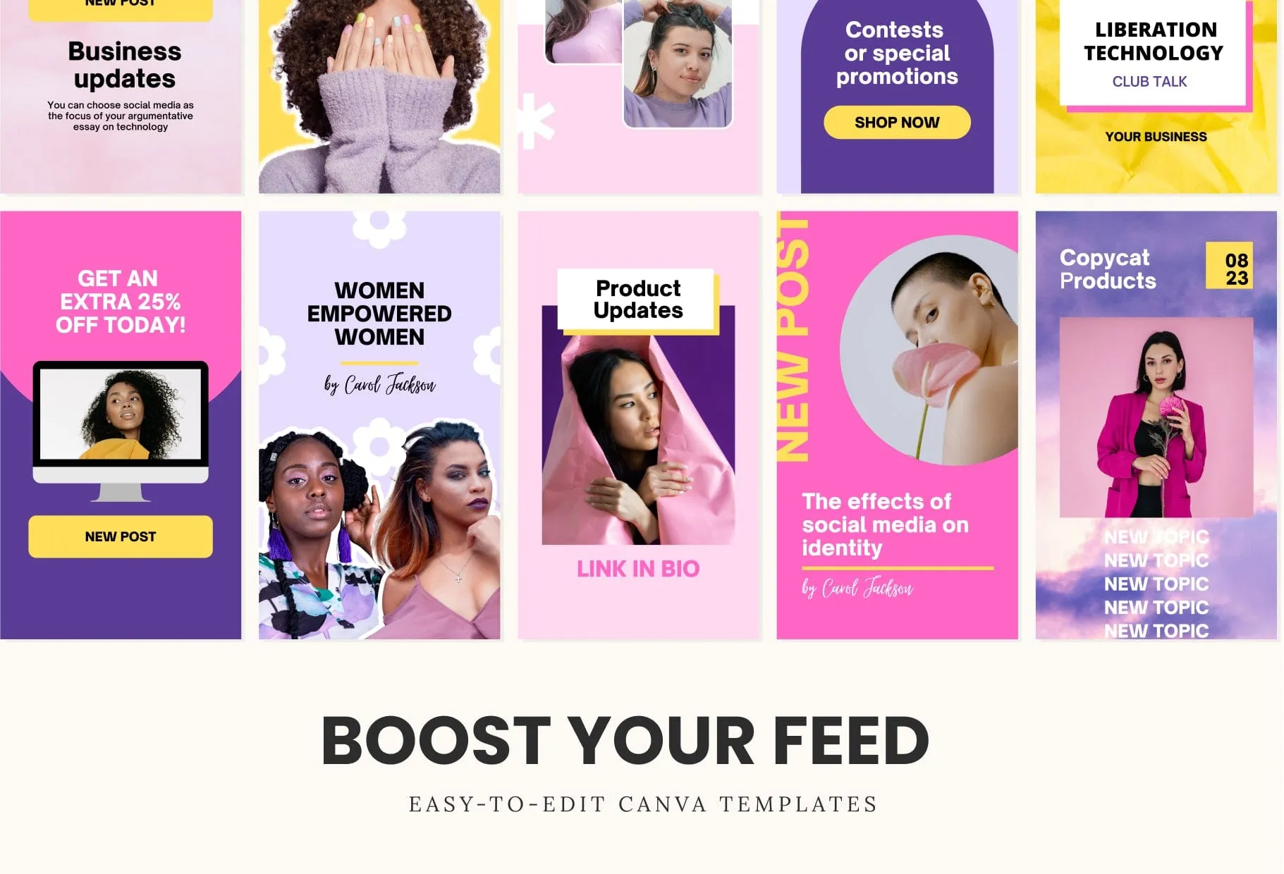 10 Joy Instagram Reel Covers Canva Templates