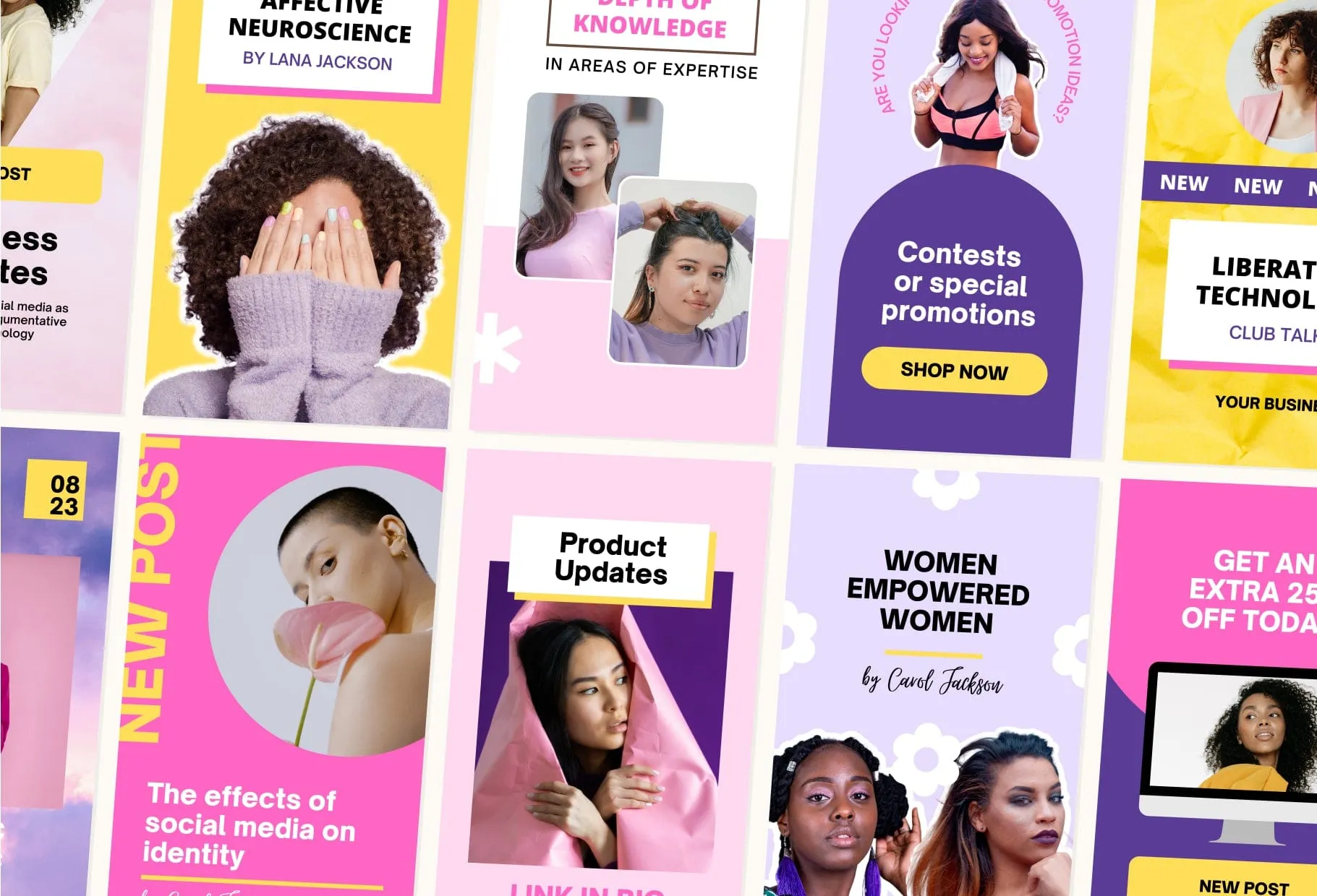 10 Joy Instagram Reel Covers Canva Templates
