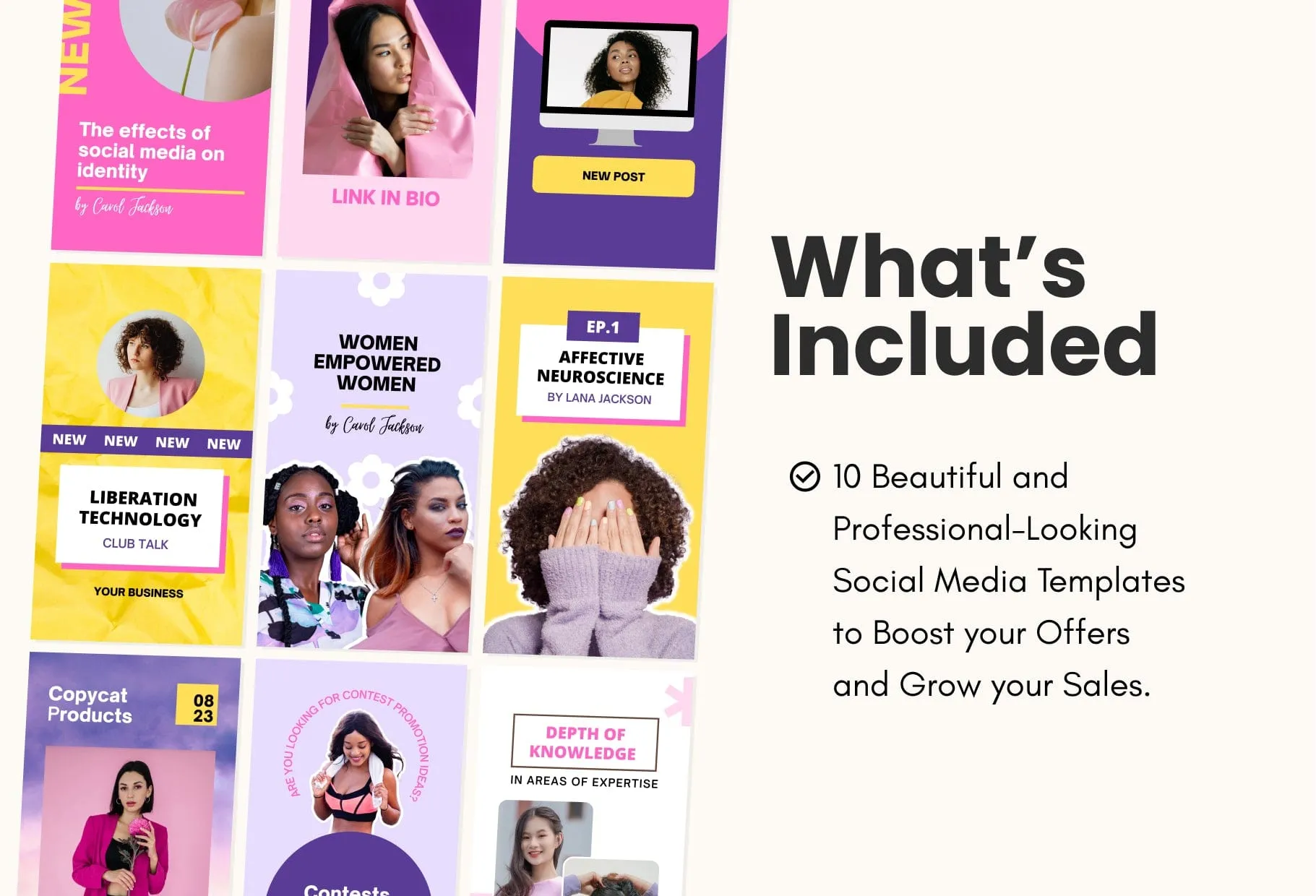 10 Joy Instagram Reel Covers Canva Templates