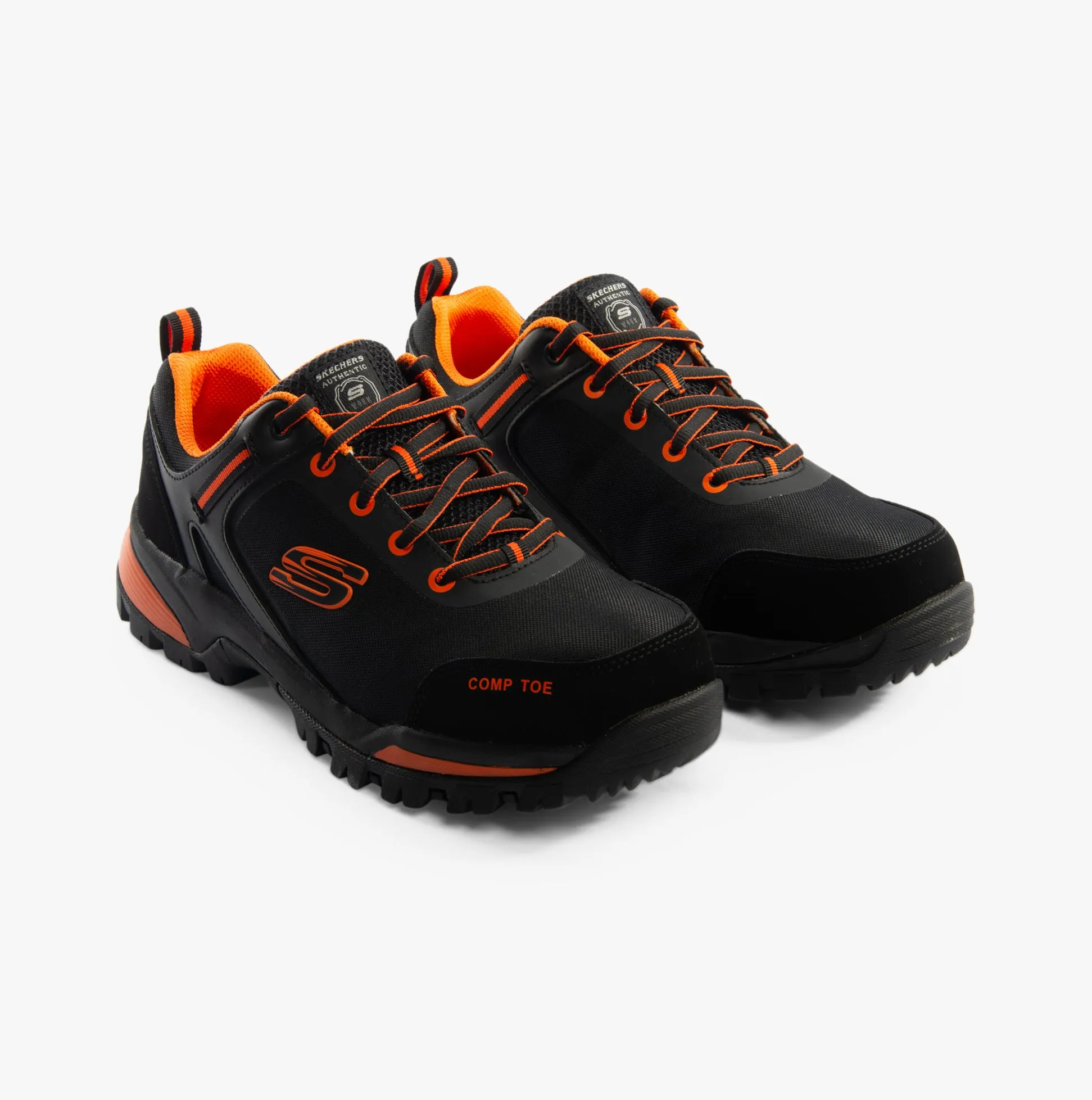 200188EC/BKOR GATLON - STRIGAX Mens Trainers Black/Orange