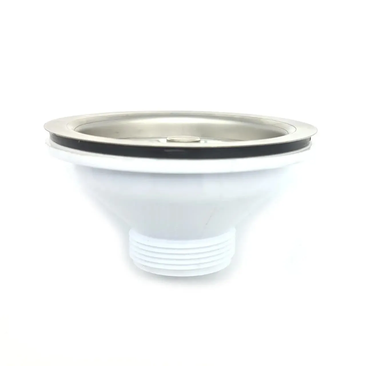 90mm Universal Kitchen Sink Waste With Stainless Steel Strainer Basket
