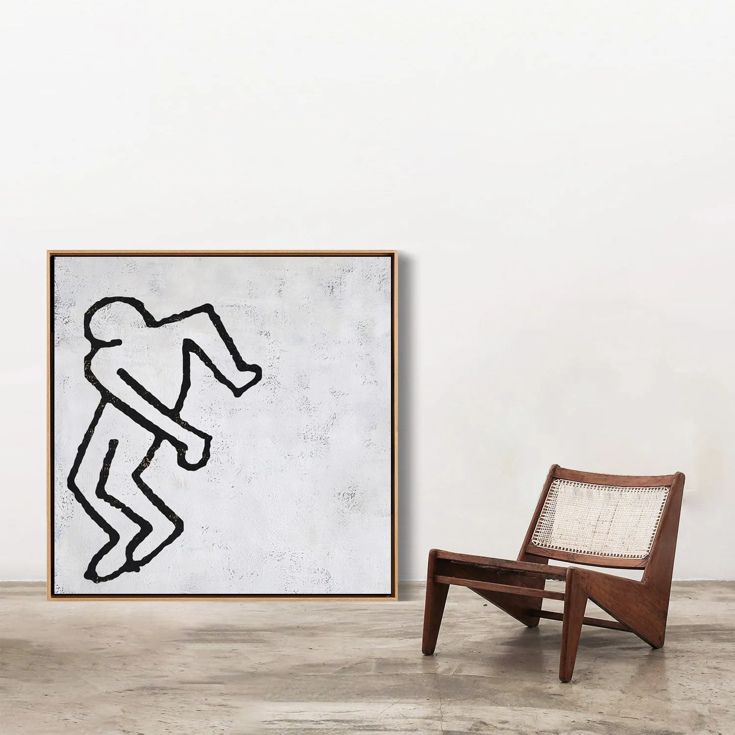 Abstract Dancing Man Painting H208S