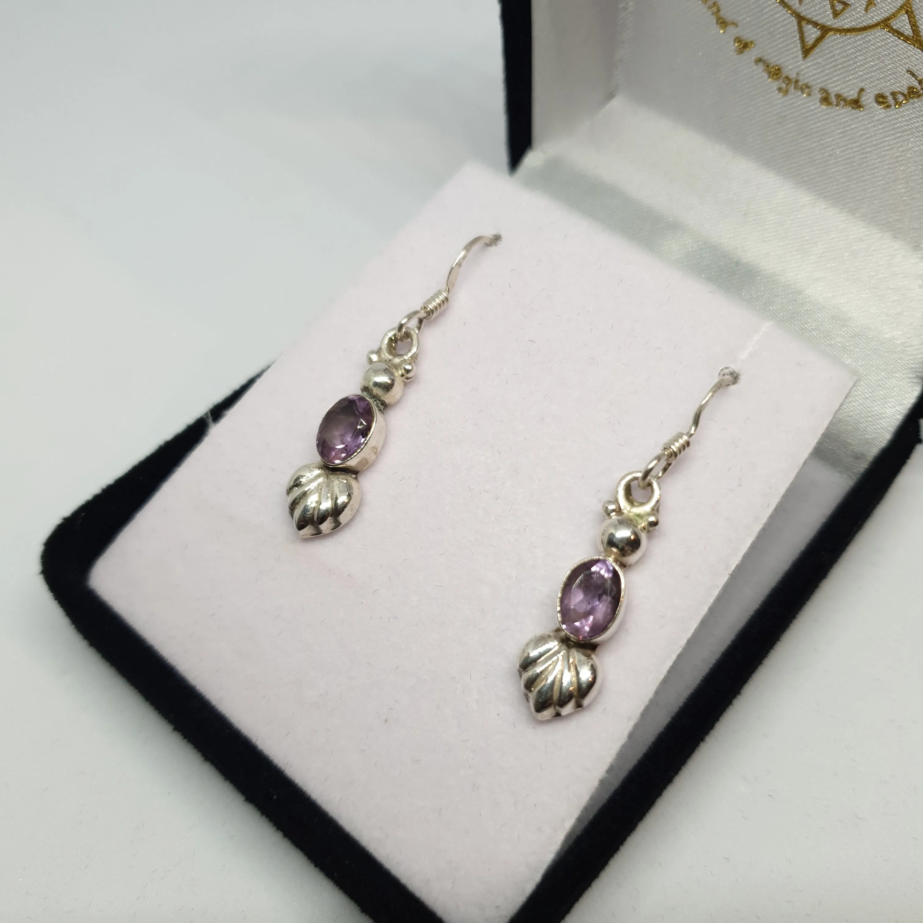 Amethyst 925 Sterling Silver Earrings
