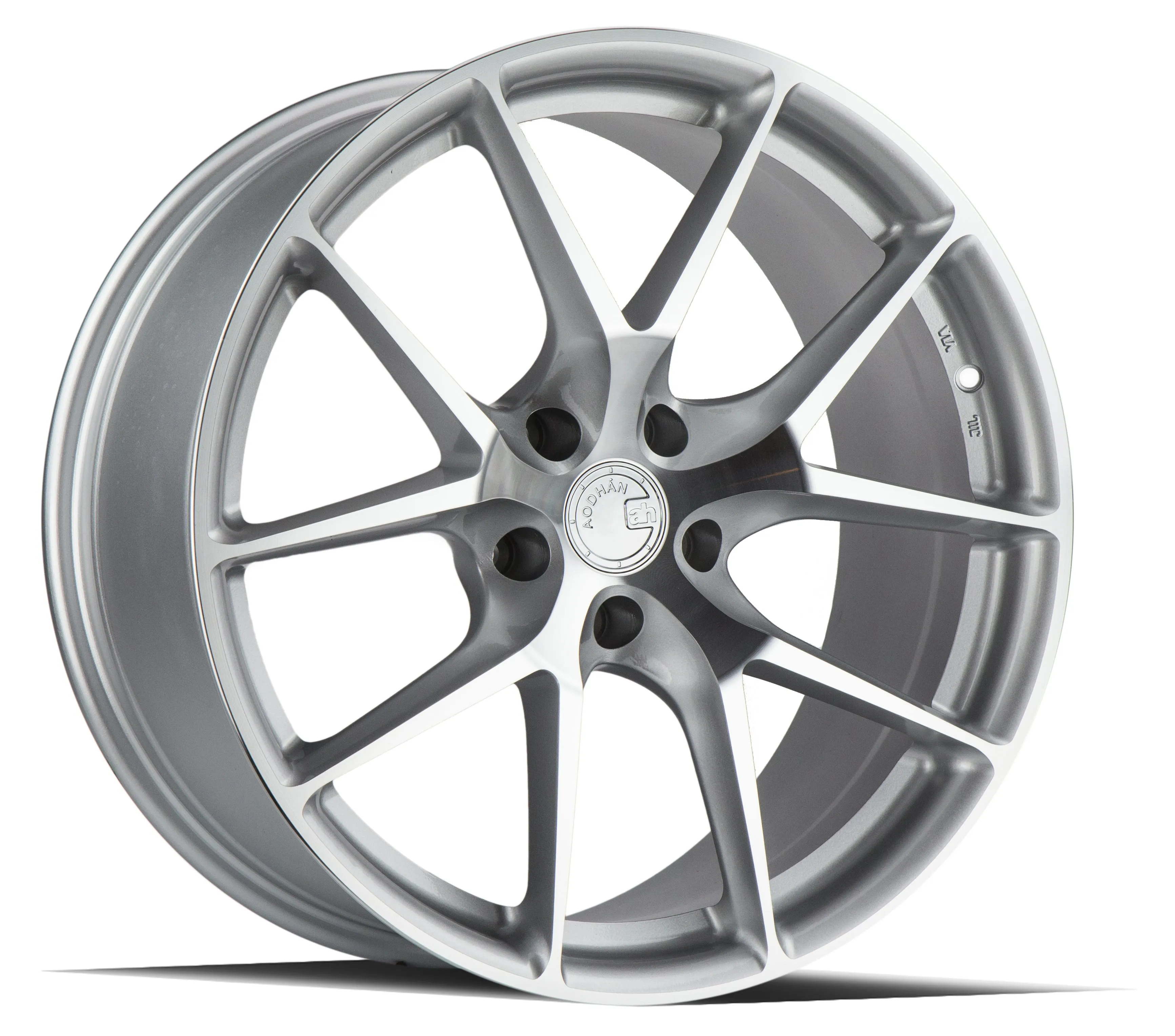 Aodhan LS007 19x8.5 5X112  40 Silver Machined Face