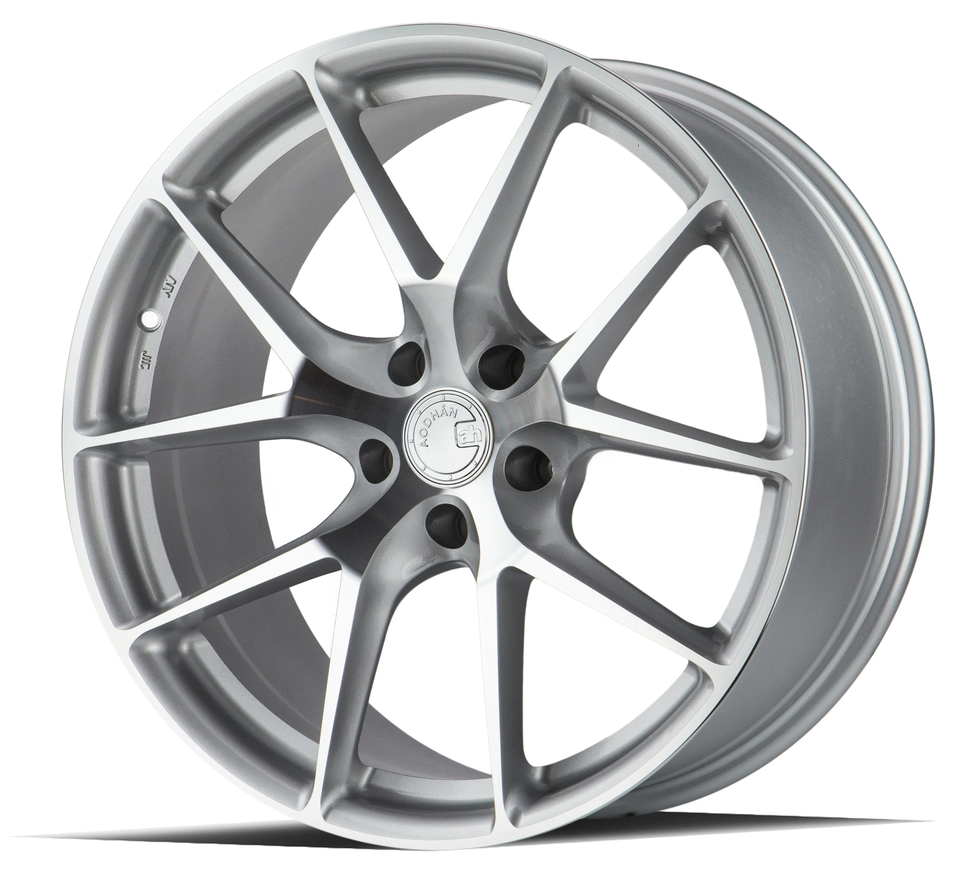 Aodhan LS007 19x8.5 5X112  40 Silver Machined Face
