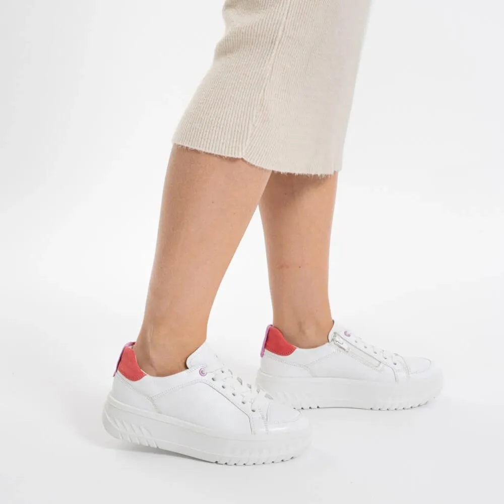 Ara Monaco 2.0 Platform Trainer 12-46703-WHITE