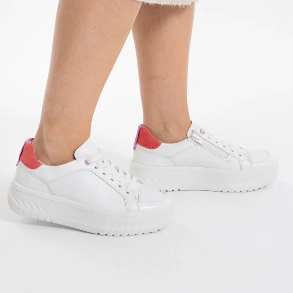 Ara Monaco 2.0 Platform Trainer 12-46703-WHITE