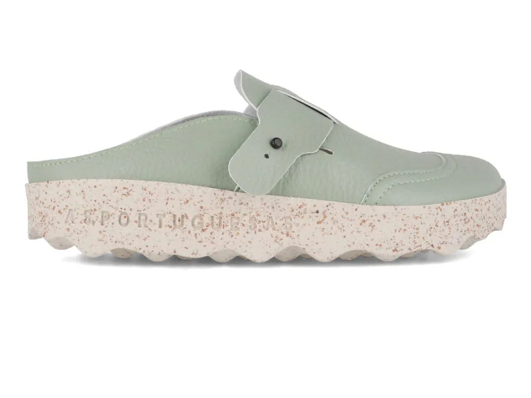ASPORTUGUESAS Women Clogs 'City Line Cole', green