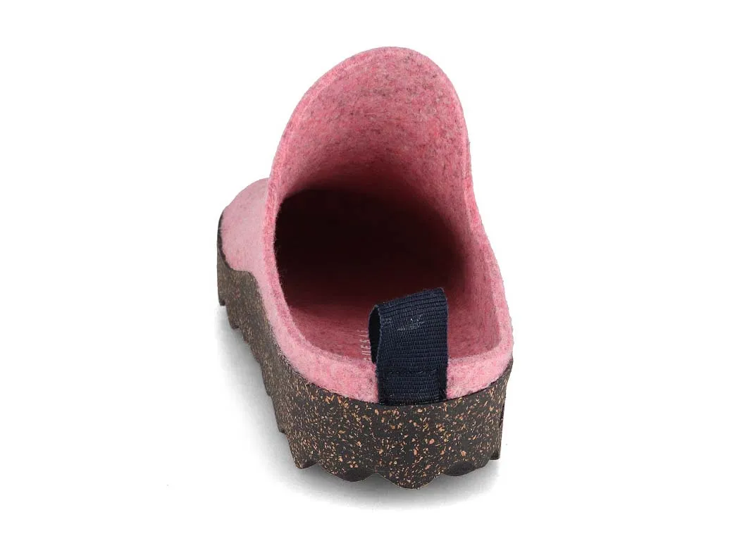 ASPORTUGUESAS Women Felt Clogs 'Come', pink