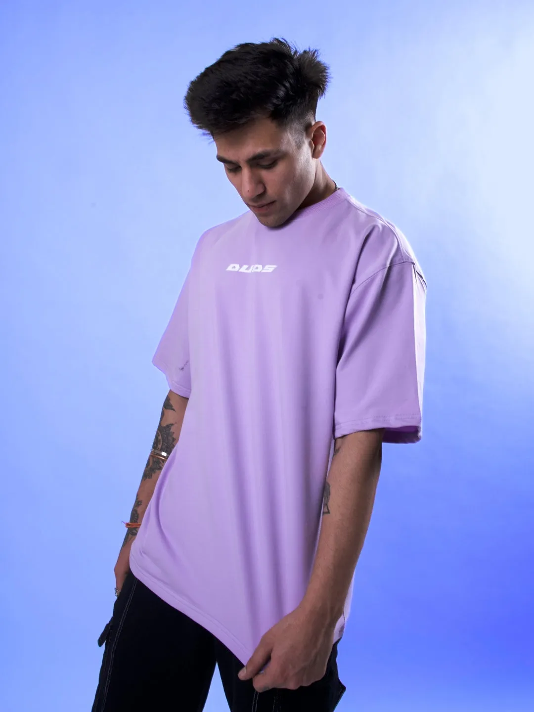 BEAUTY OF ART OVER-SIZED T-SHIRT (LILAC)