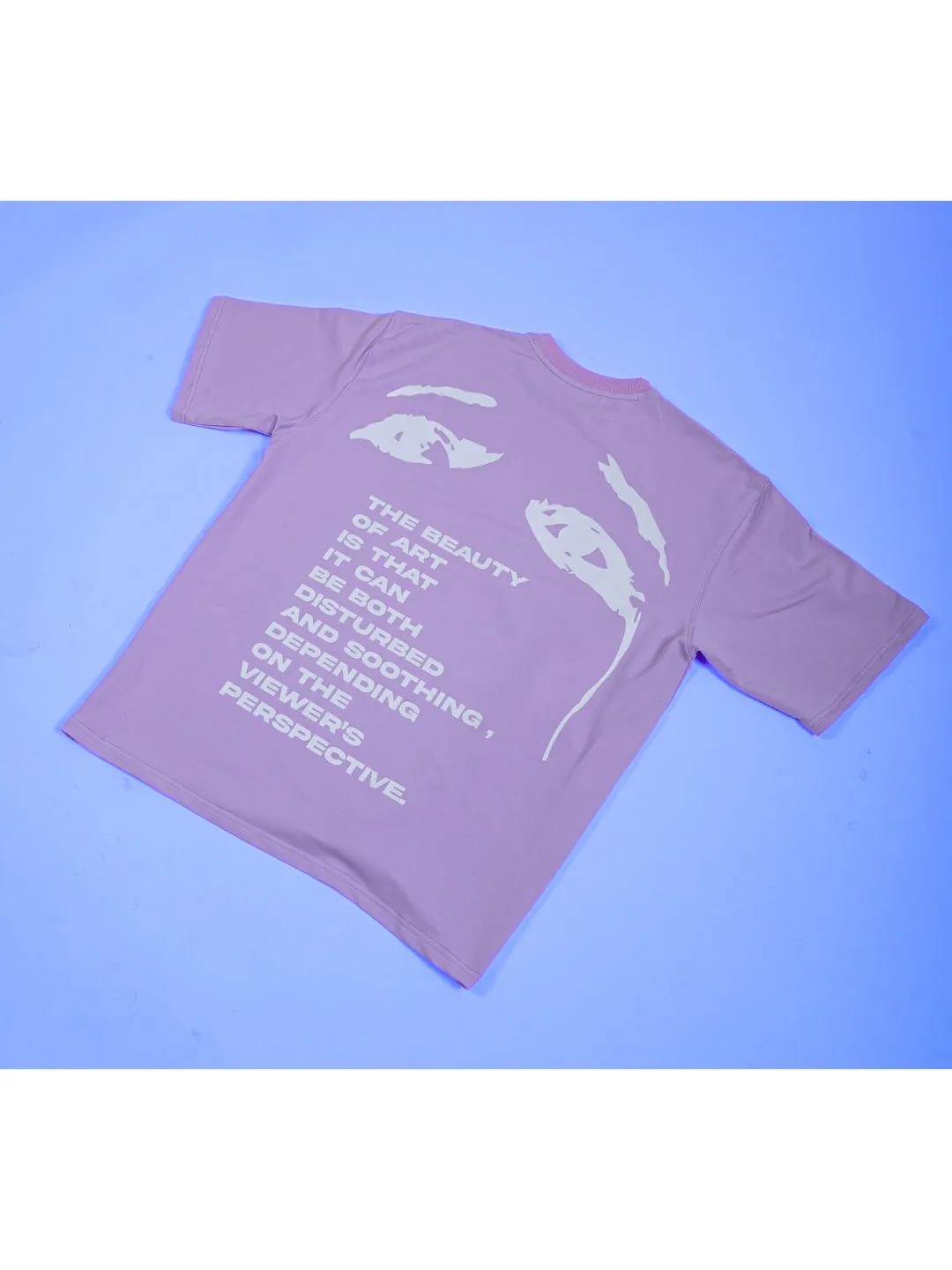 BEAUTY OF ART OVER-SIZED T-SHIRT (LILAC)