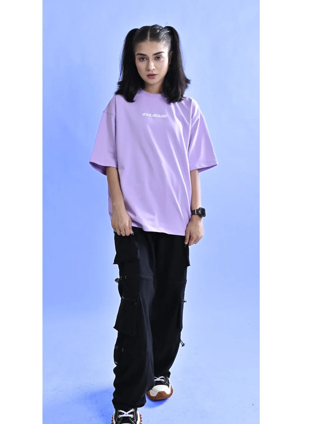 BEAUTY OF ART OVER-SIZED T-SHIRT (LILAC)