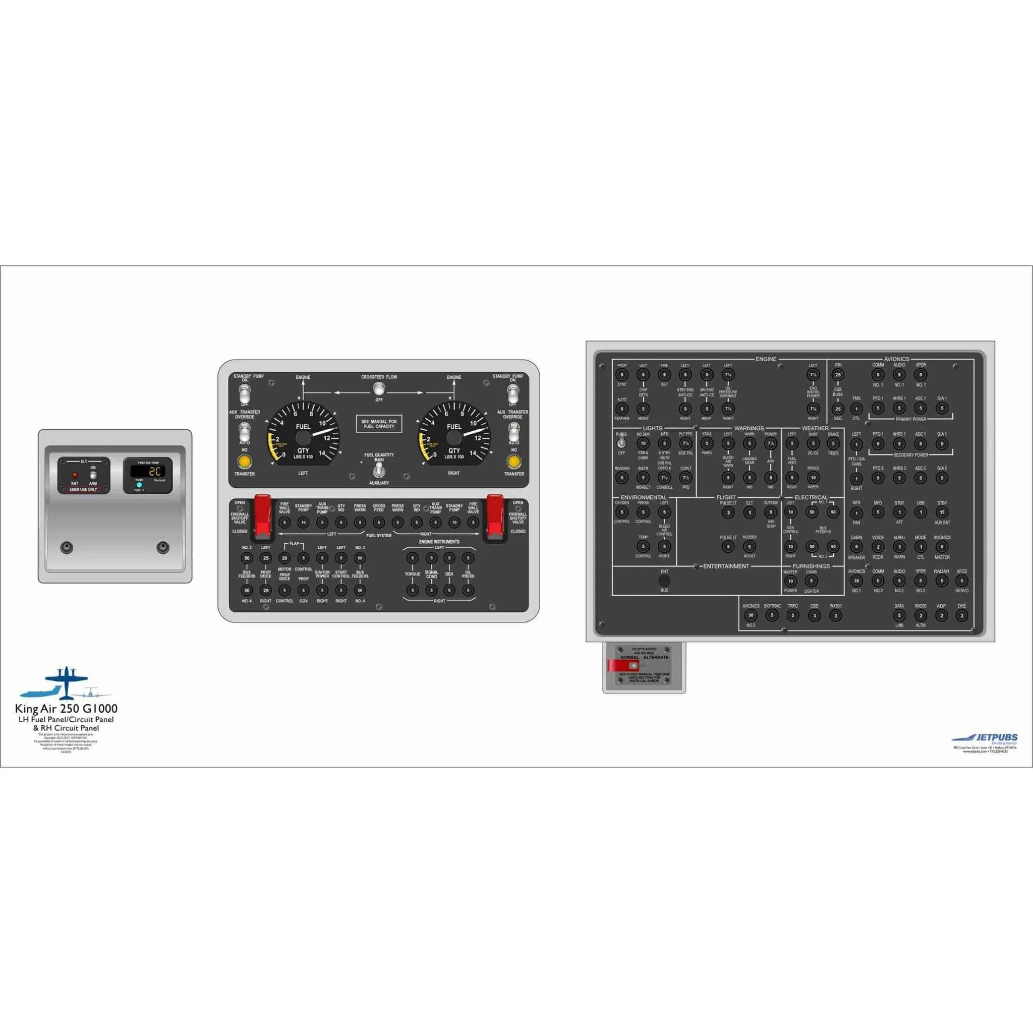 Beechcraft 18" x 36" Cockpit Posters