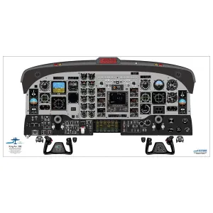 Beechcraft 18" x 36" Cockpit Posters