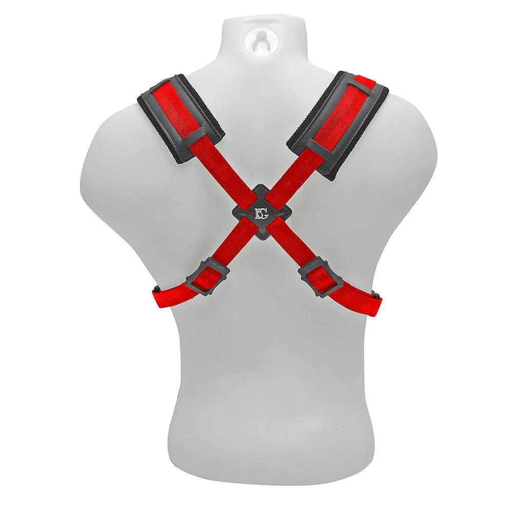 BG A  & T Sax Comfort Harness Women XL ~ Red ~ Snap Hook