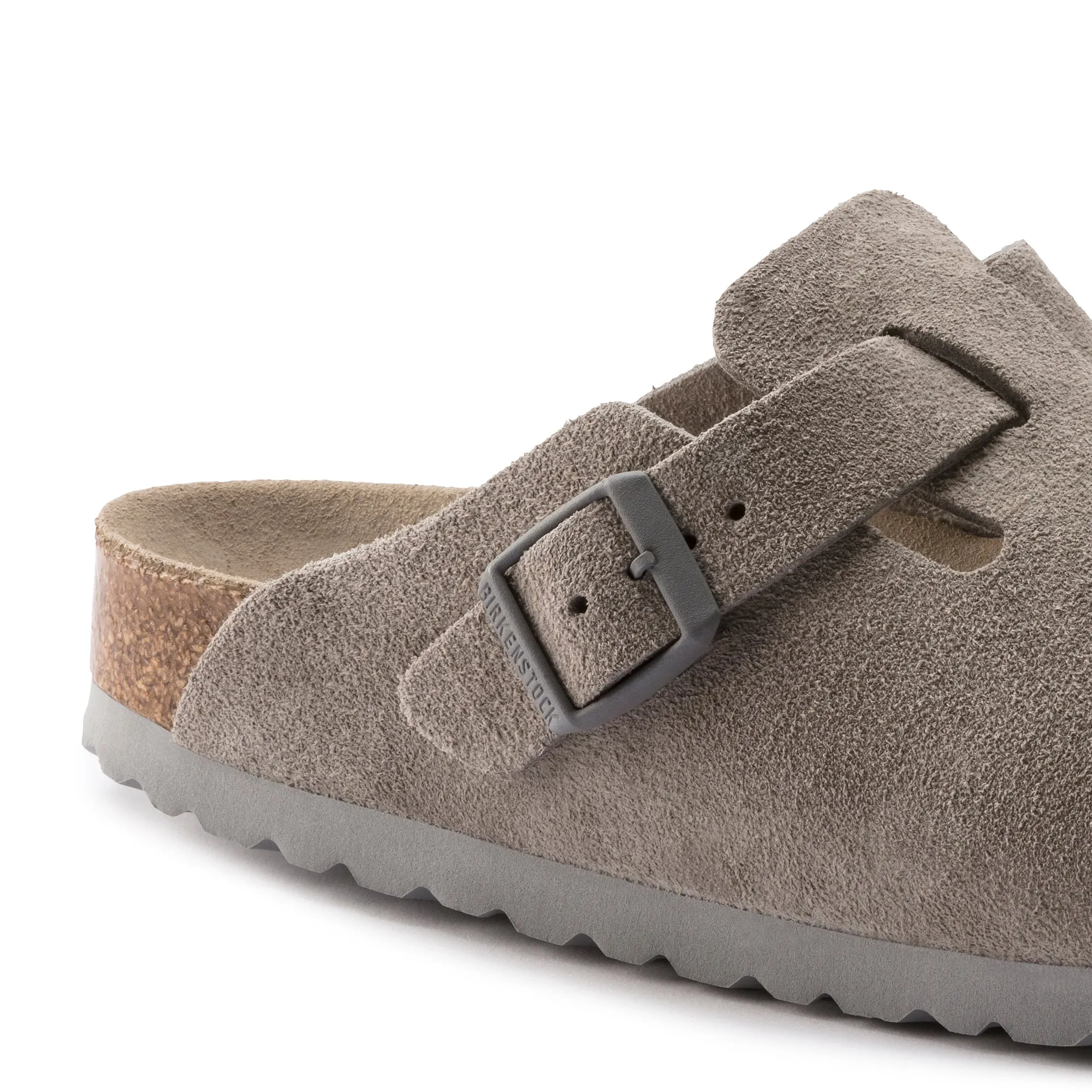 BIRKENSTOCK Boston Soft Footbed Suede Leather