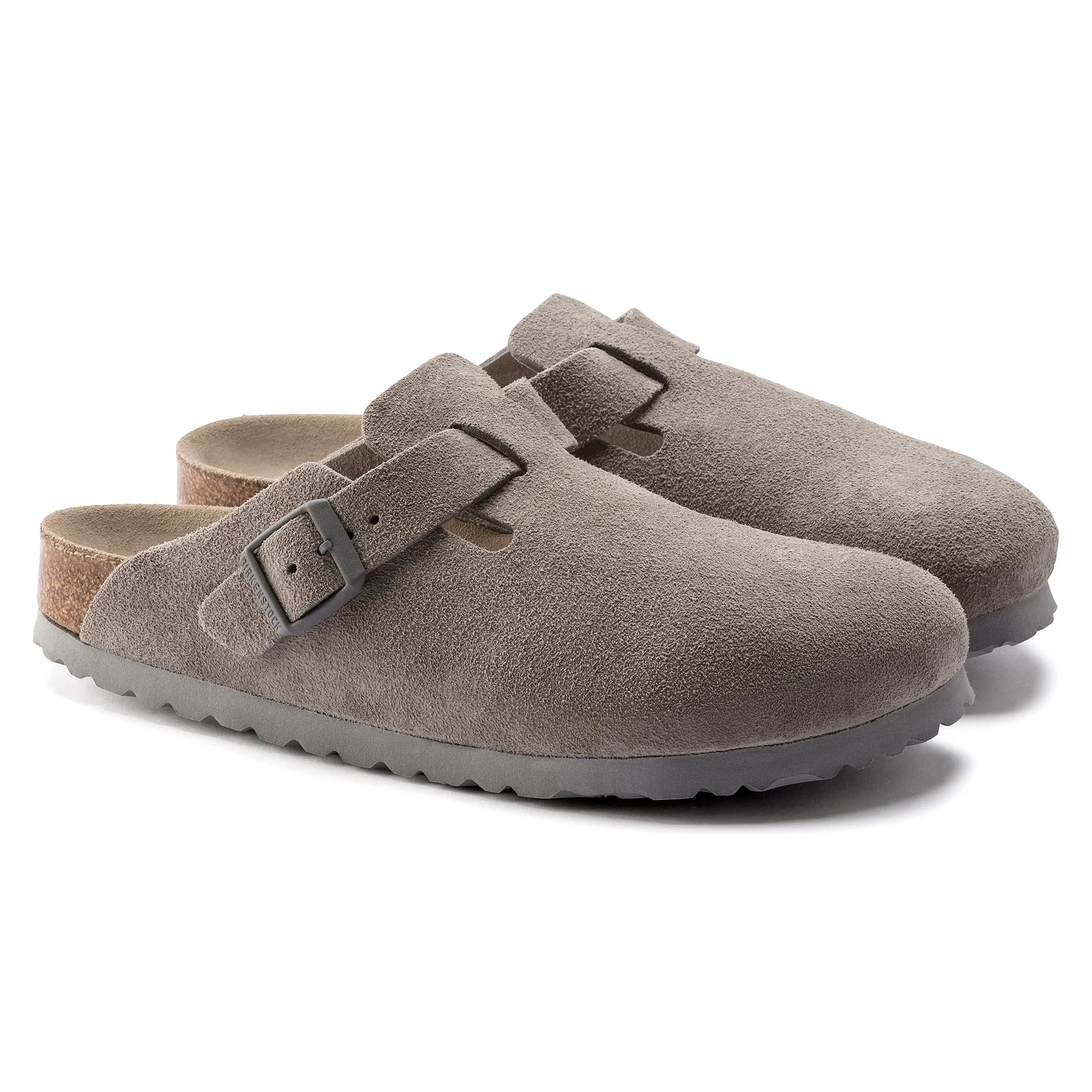 BIRKENSTOCK Boston Soft Footbed Suede Leather