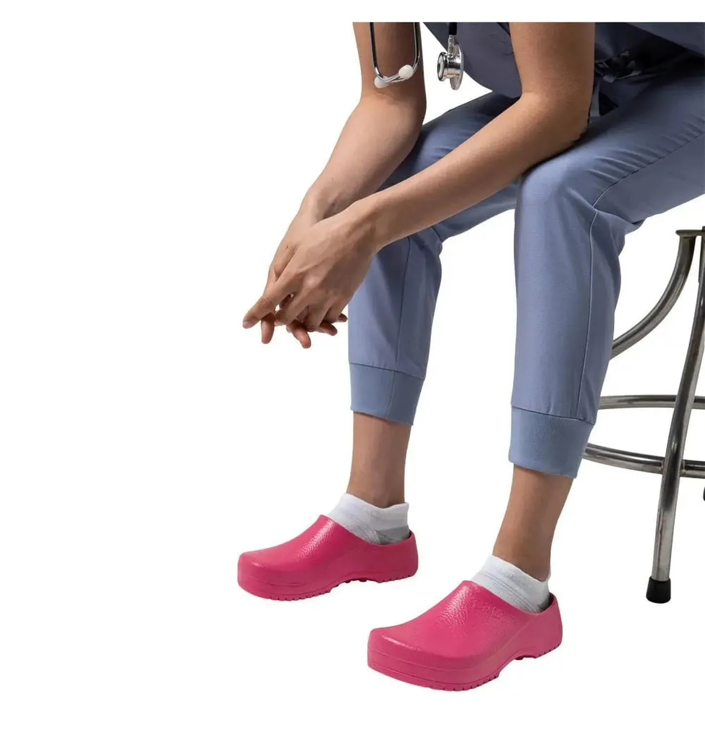 Birkenstock Super Birki Red Chef Clog