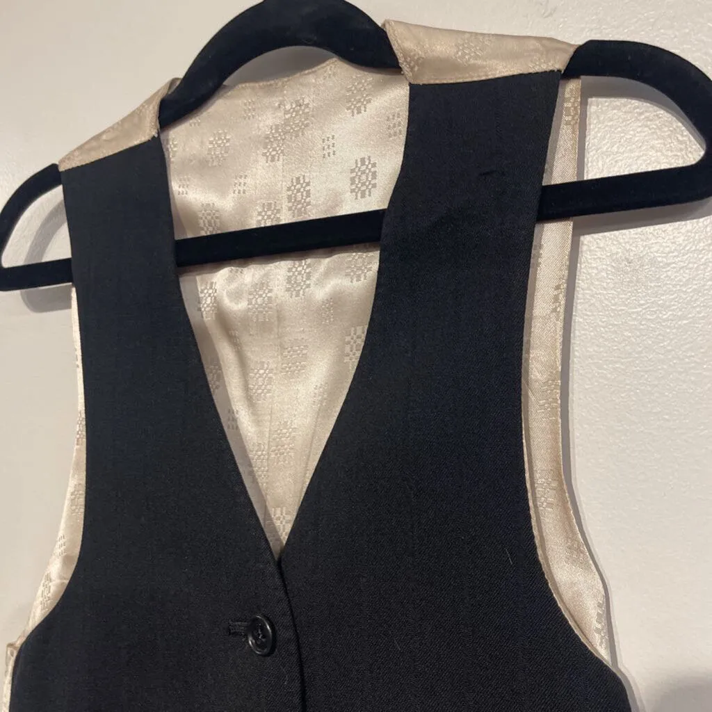Black Stripe Vest