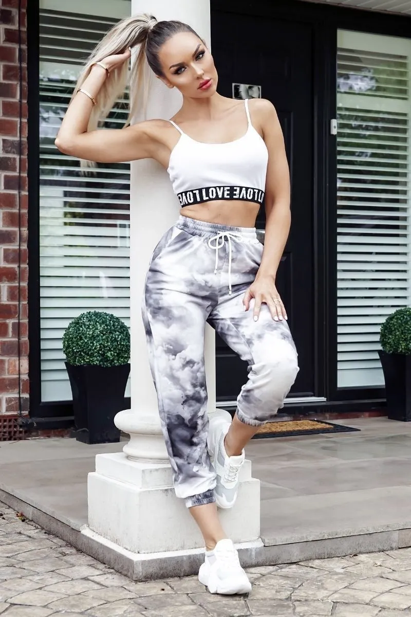 Black Tie Dye Joggers