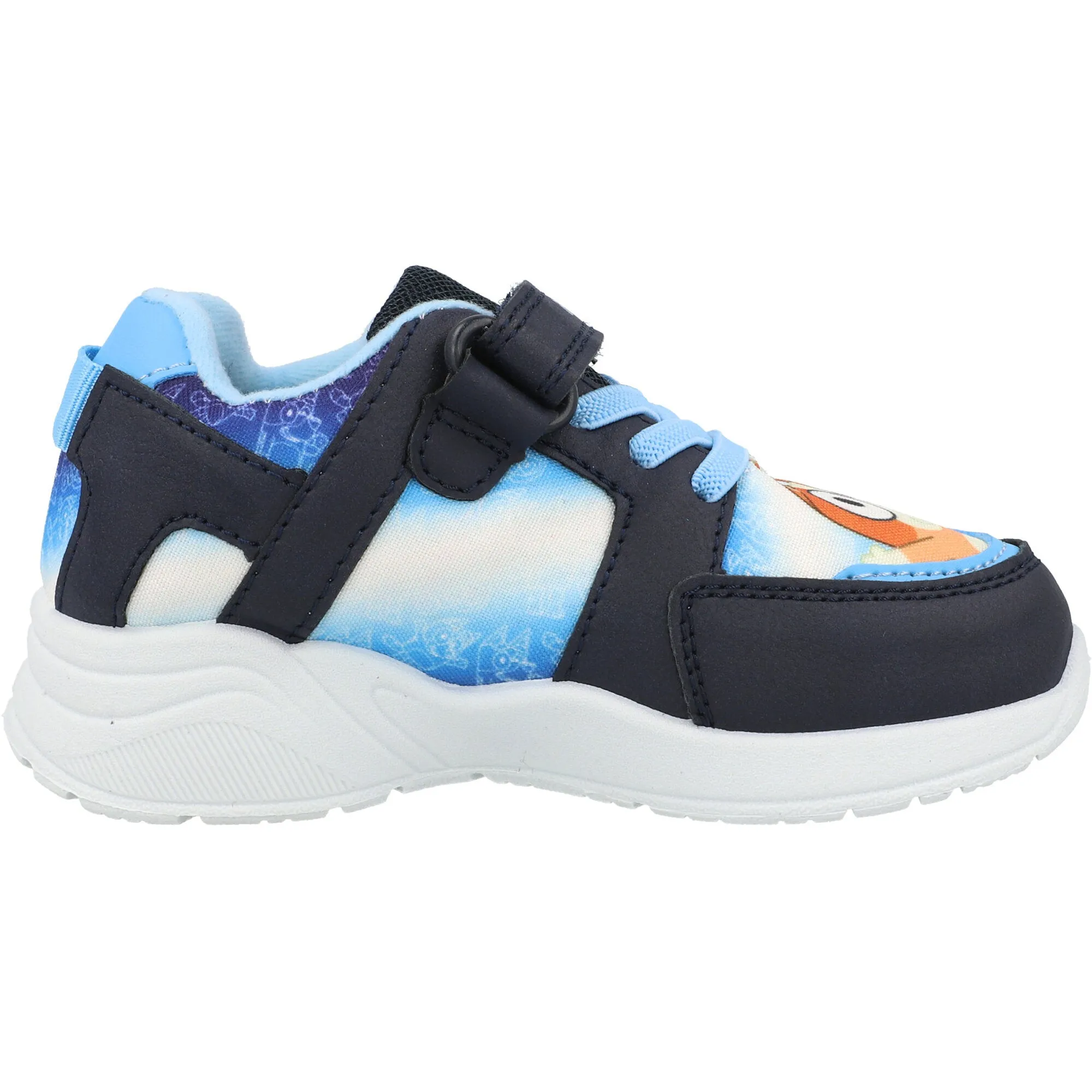 Bluey Harlow Kids Blue Navy Trainers