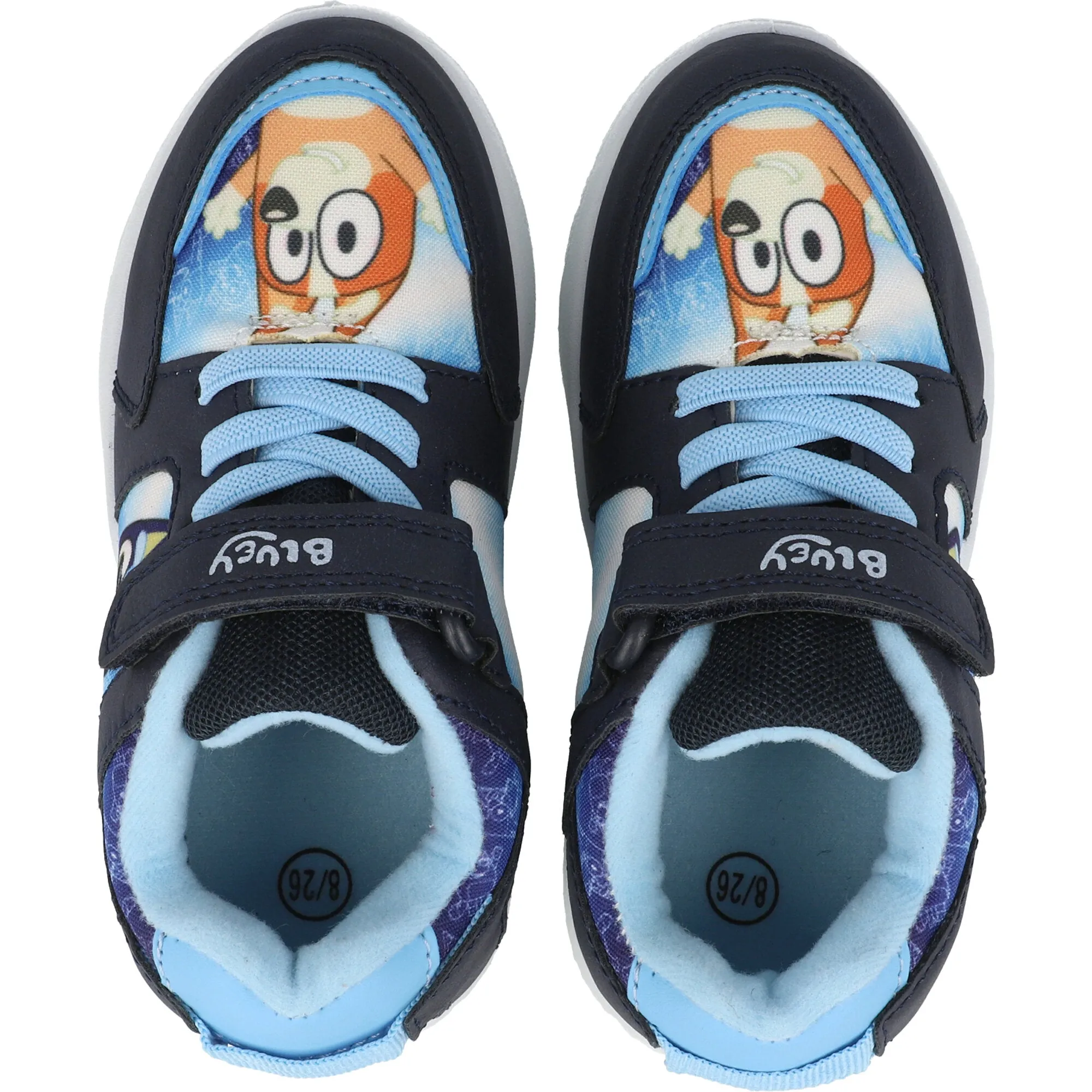 Bluey Harlow Kids Blue Navy Trainers
