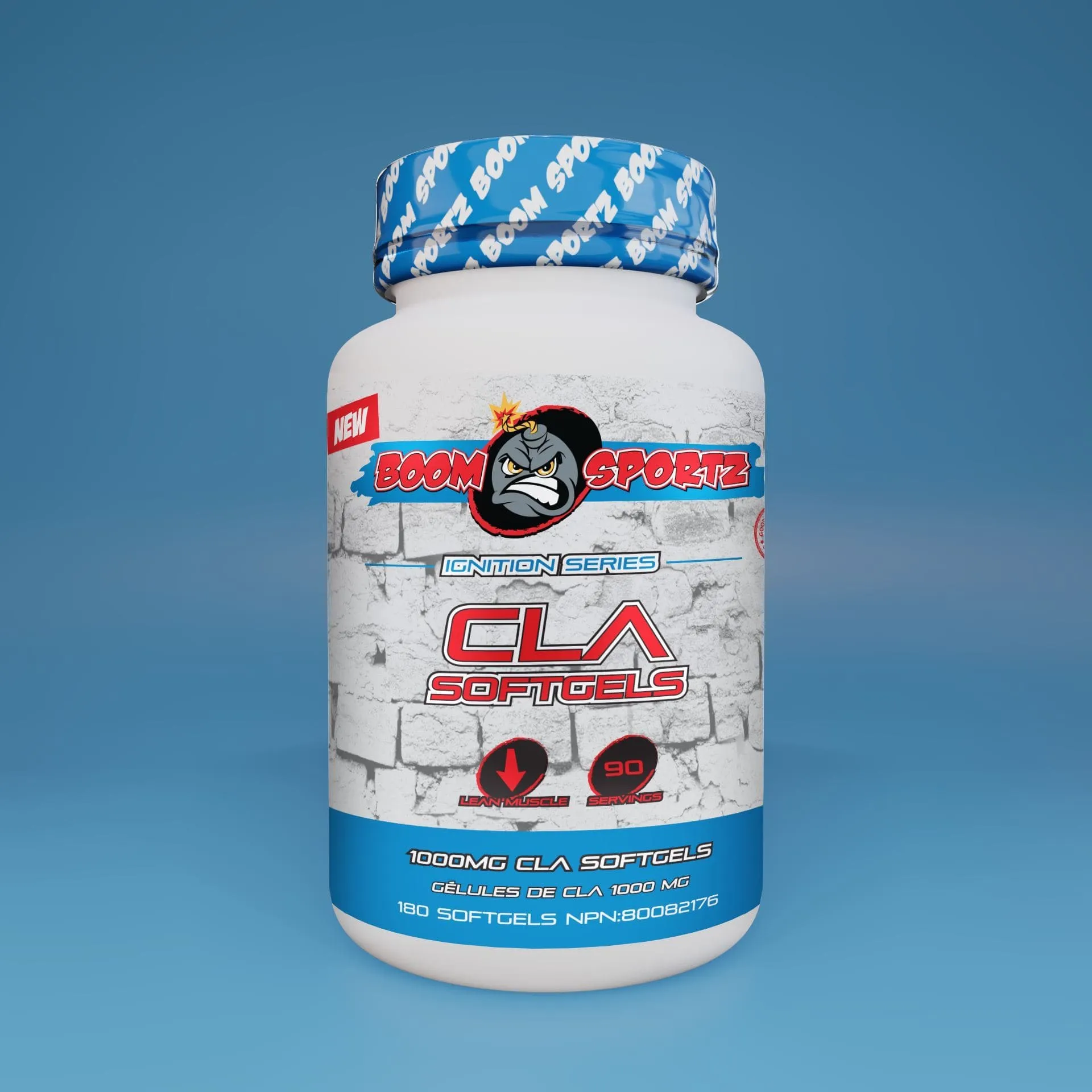 BOOM SPORTZ - CLA (Conjugated Linoleic Acid) (180 Softgels)