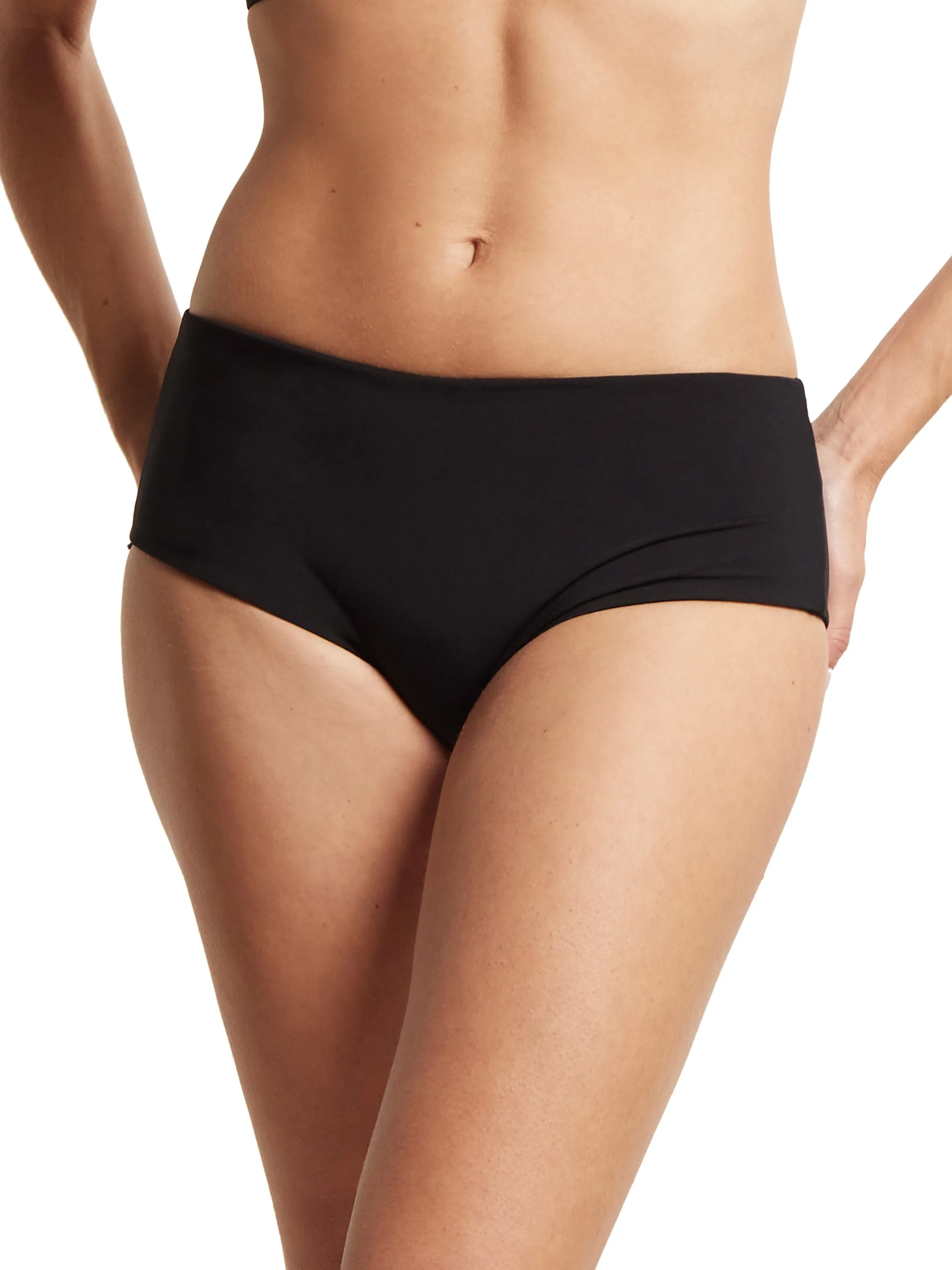 Boyshort Swimsuit Bottom Black