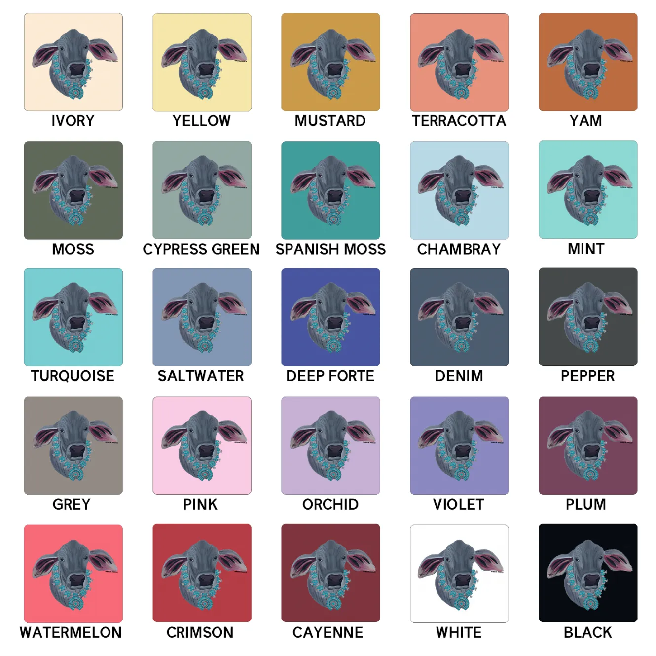 Brahman Squash ComfortWash/ComfortColor T-Shirt (S-4XL) - Multiple Colors!