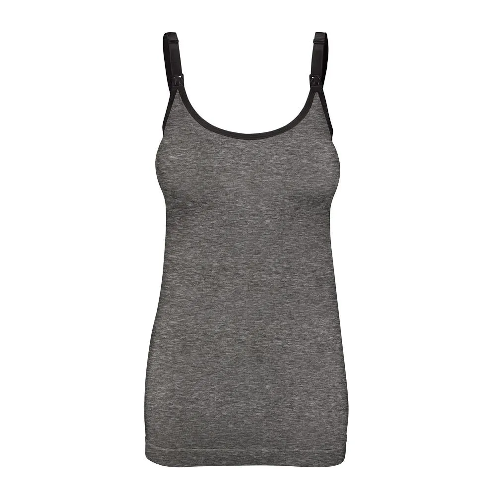 Bravado Classic Nursing Cami (Charcoal Heather)