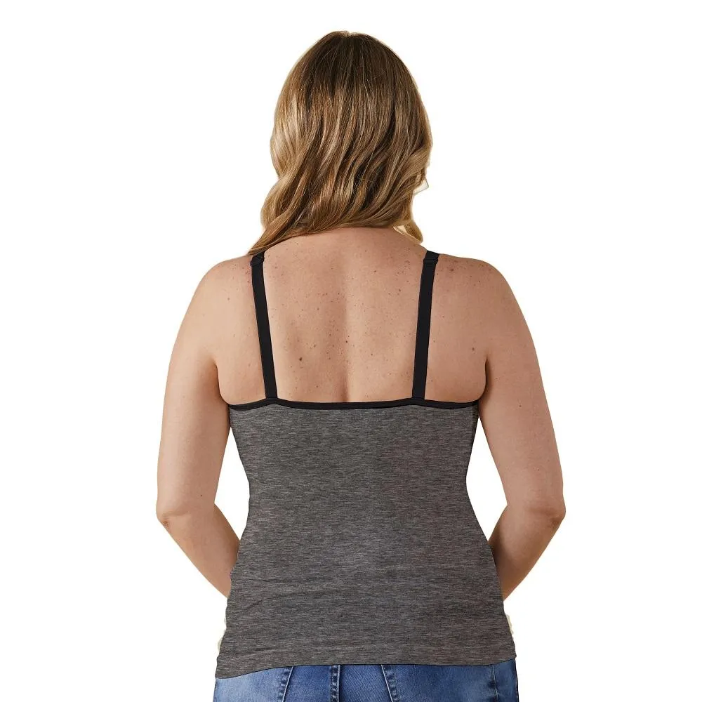Bravado Classic Nursing Cami (Charcoal Heather)