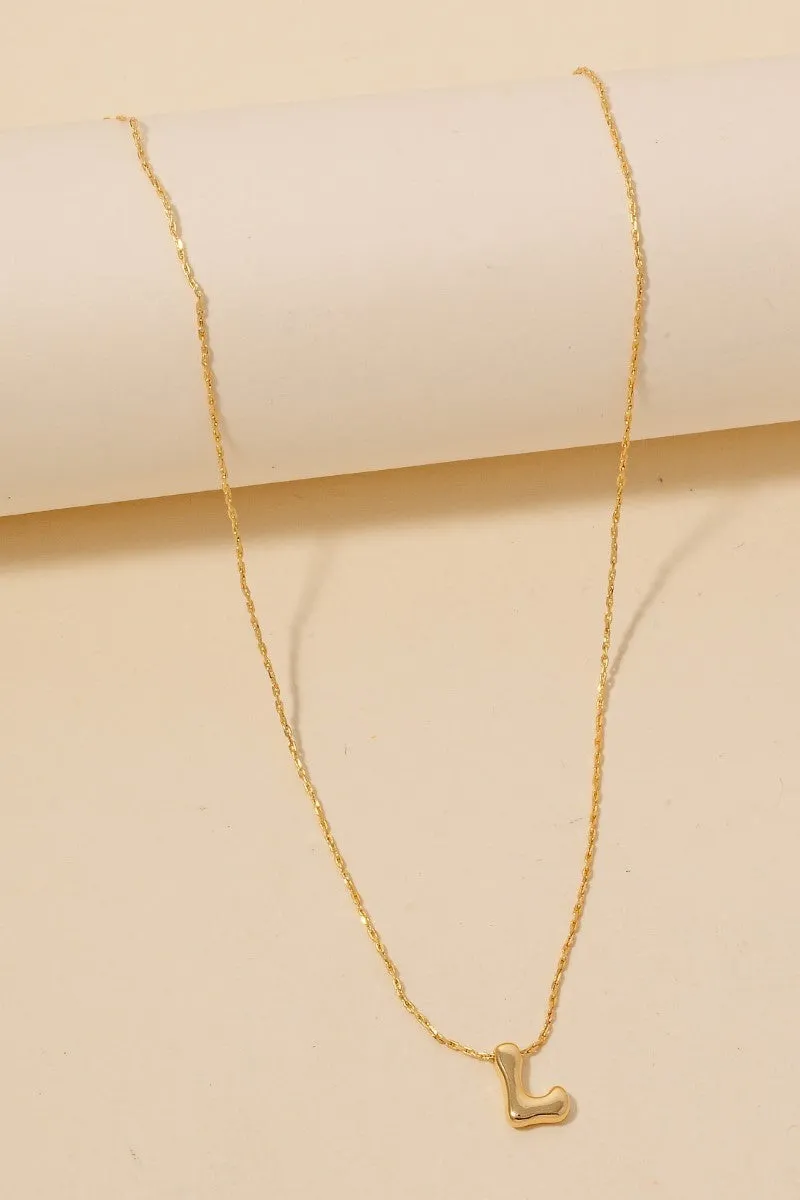 Bubble Letter Necklace