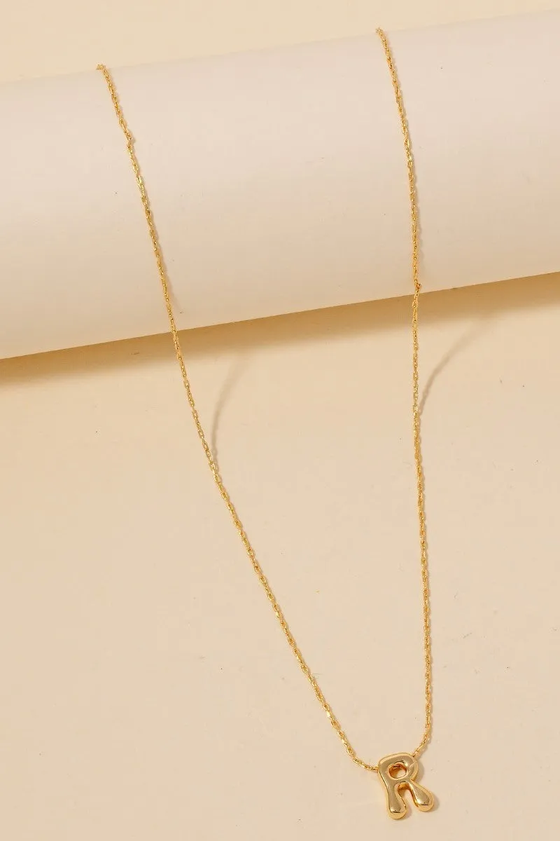 Bubble Letter Necklace