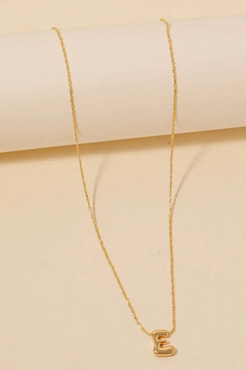 Bubble Letter Necklace