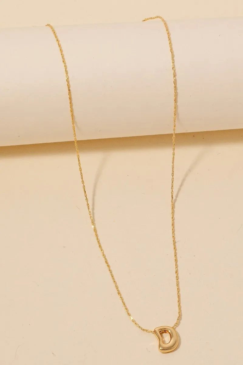 Bubble Letter Necklace