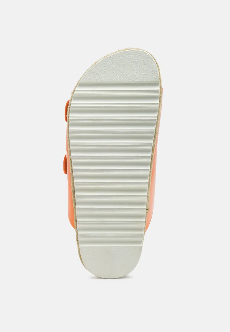 buckled espadrille detail slip-on