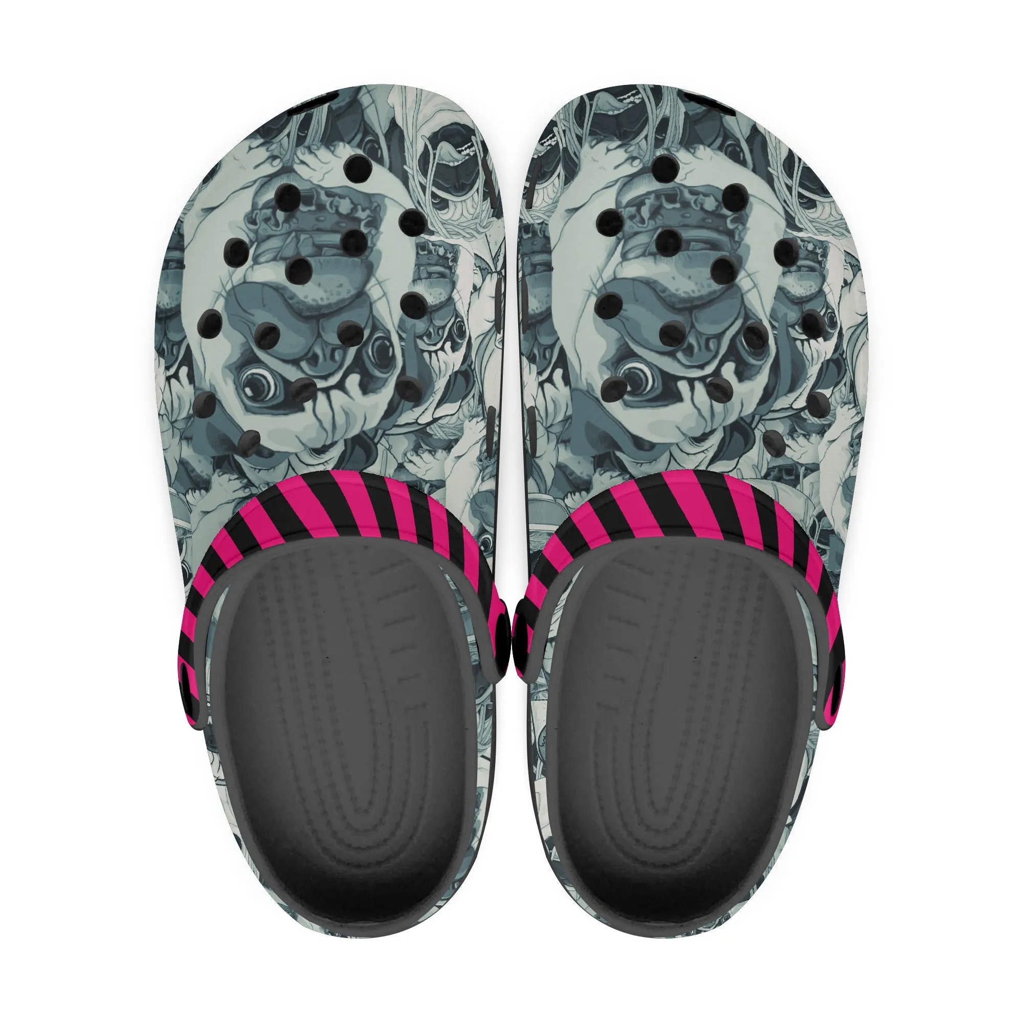 Burger & Pug Clogs