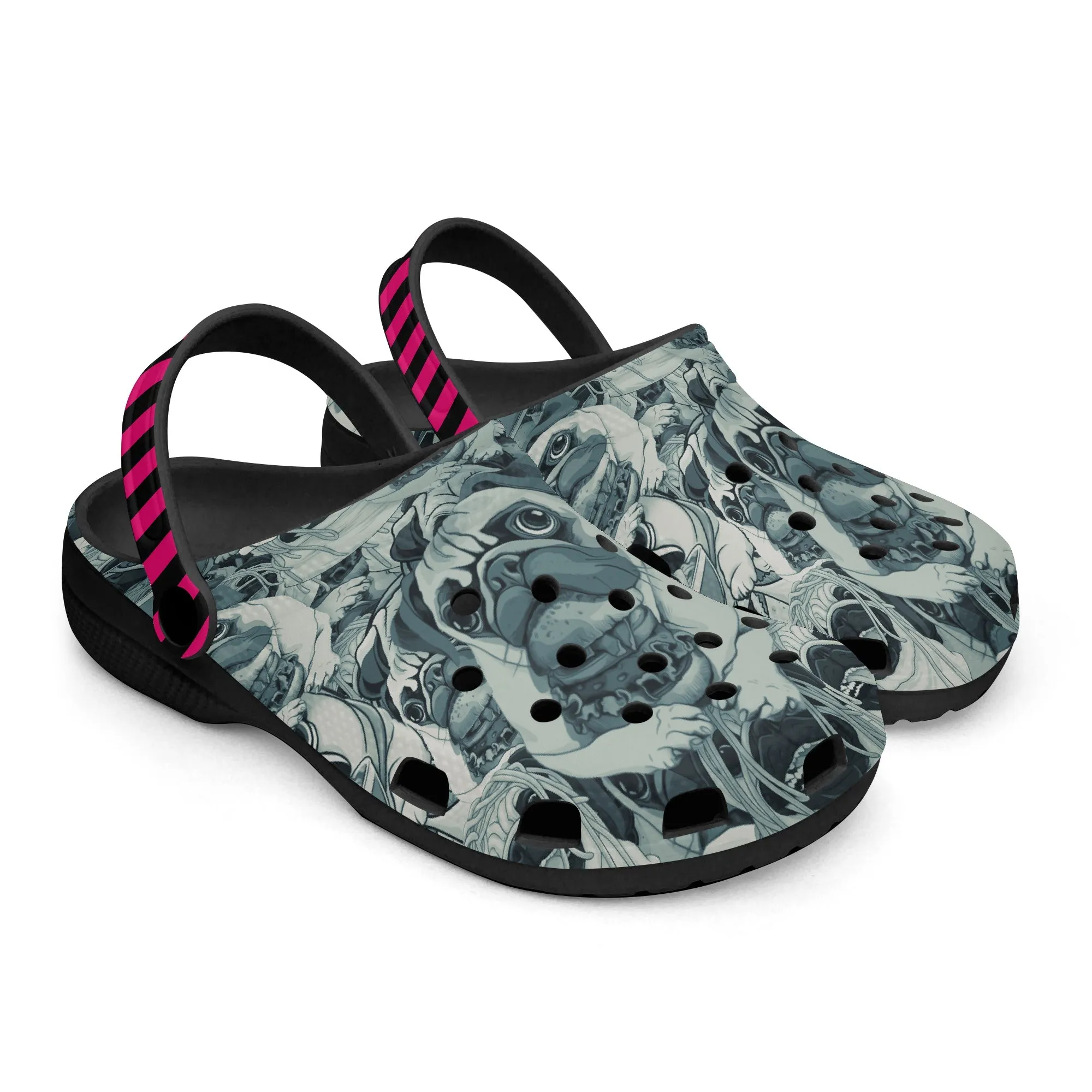 Burger & Pug Clogs