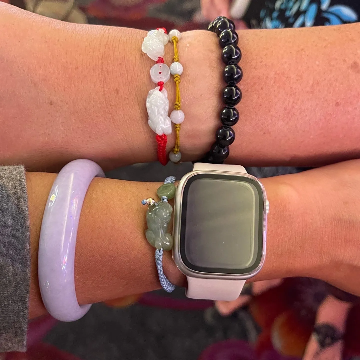 Burmese Lavender Jadeite Comfort Fit Bangle