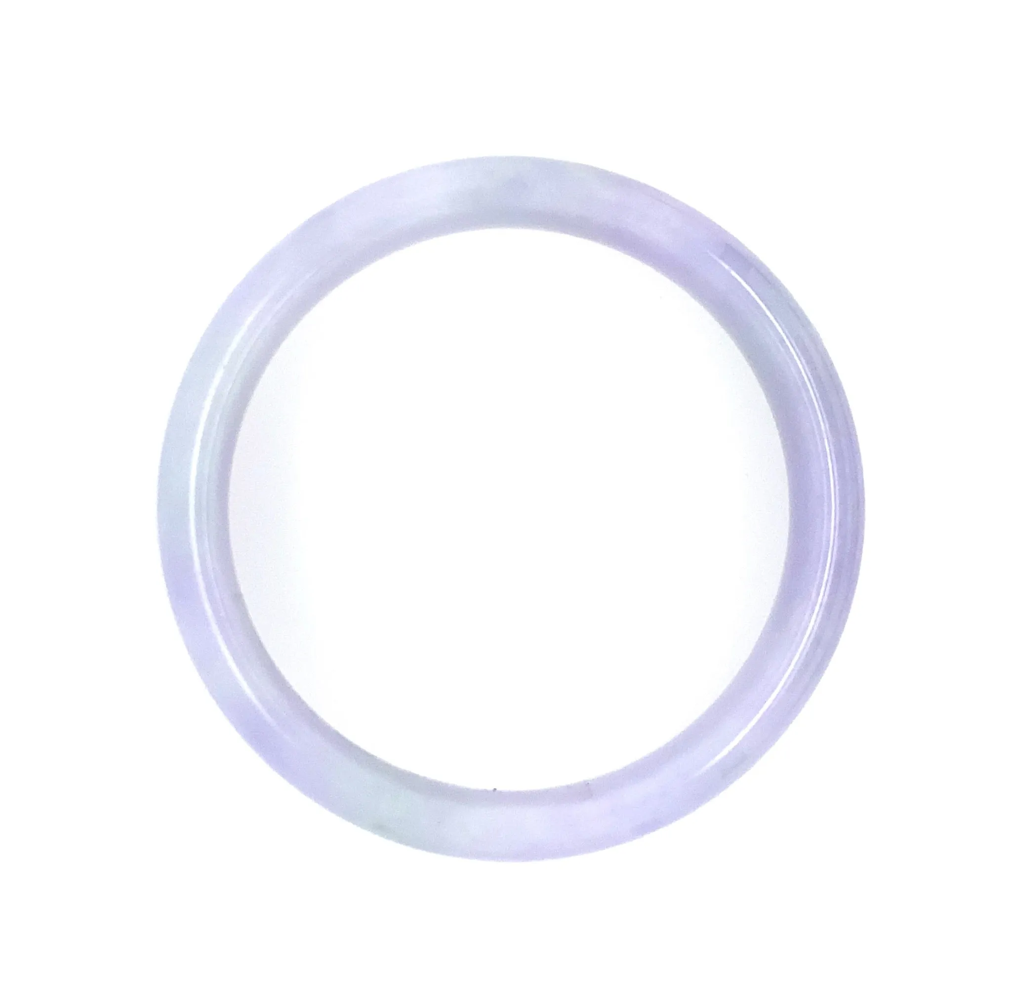 Burmese Lavender Jadeite Comfort Fit Bangle