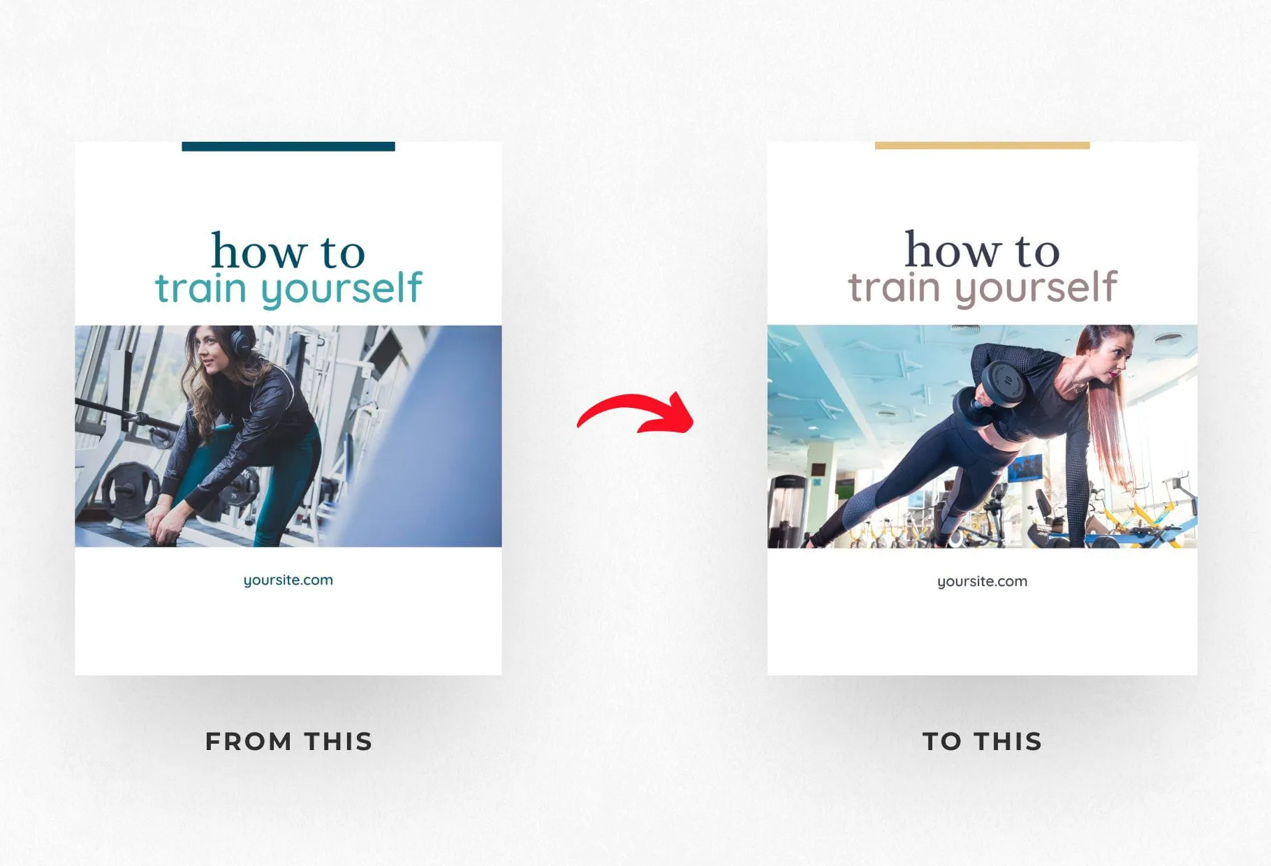 Camila Fitness 6-Page Carousel Canva Template