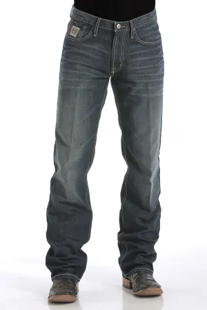 CINCH Men's Relaxed Fit White Label Jeans - Dark Stonewash