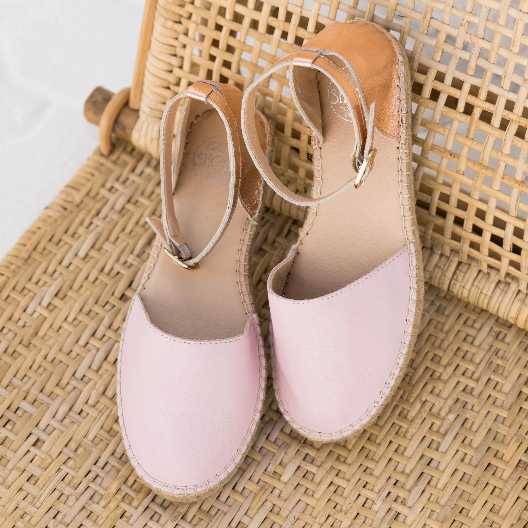 City Espadrille in Rose Blush