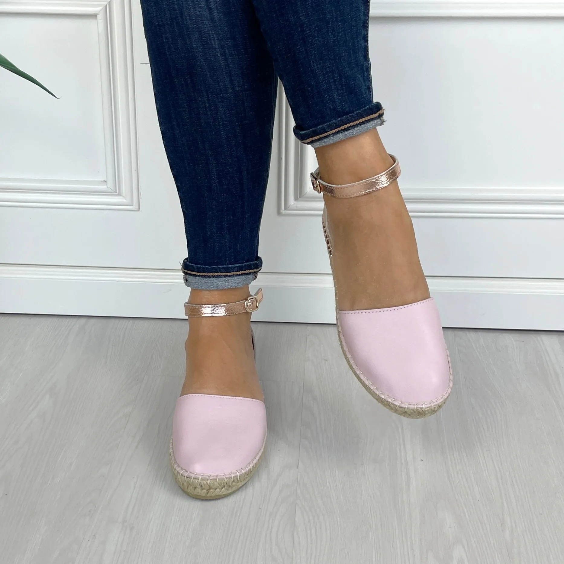 City Espadrille in Rose Blush