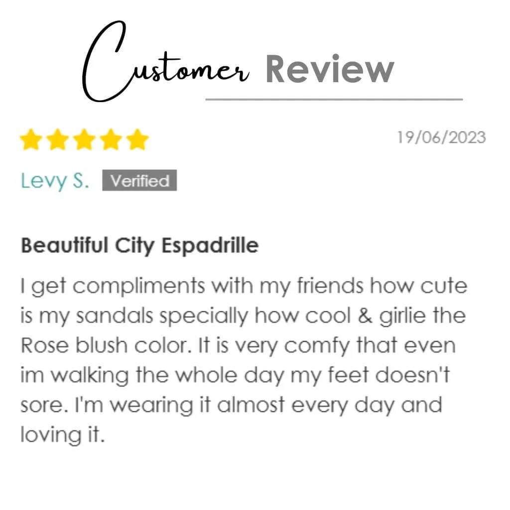 City Espadrille in Rose Blush