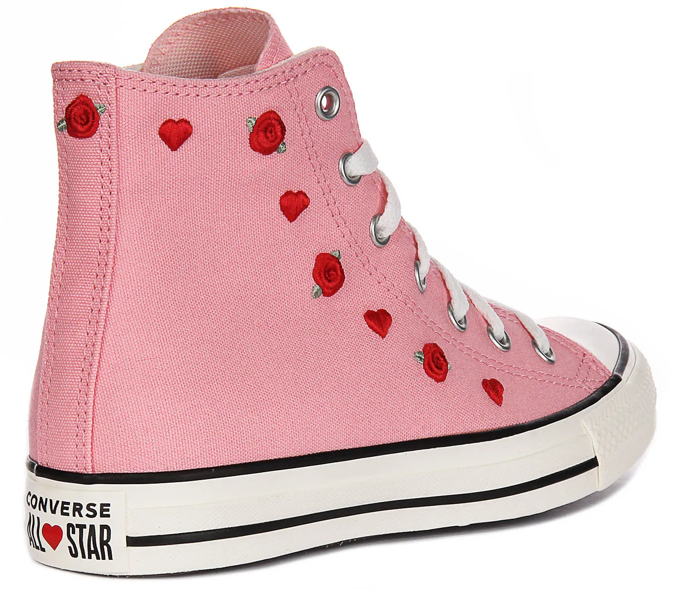 Converse All Star A12624C Heart & Roses In Pink For Junior