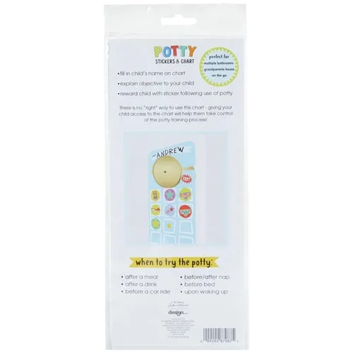 C.R. Gibson Potty Super Hero Door Knob Reward Sticker Set