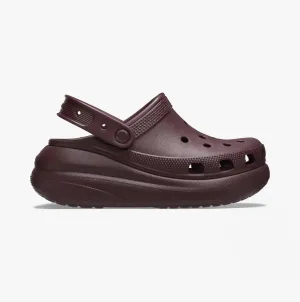 Crocs 207521-6WD CLASSIC CRUSH Womens Clogs Dark Cherry