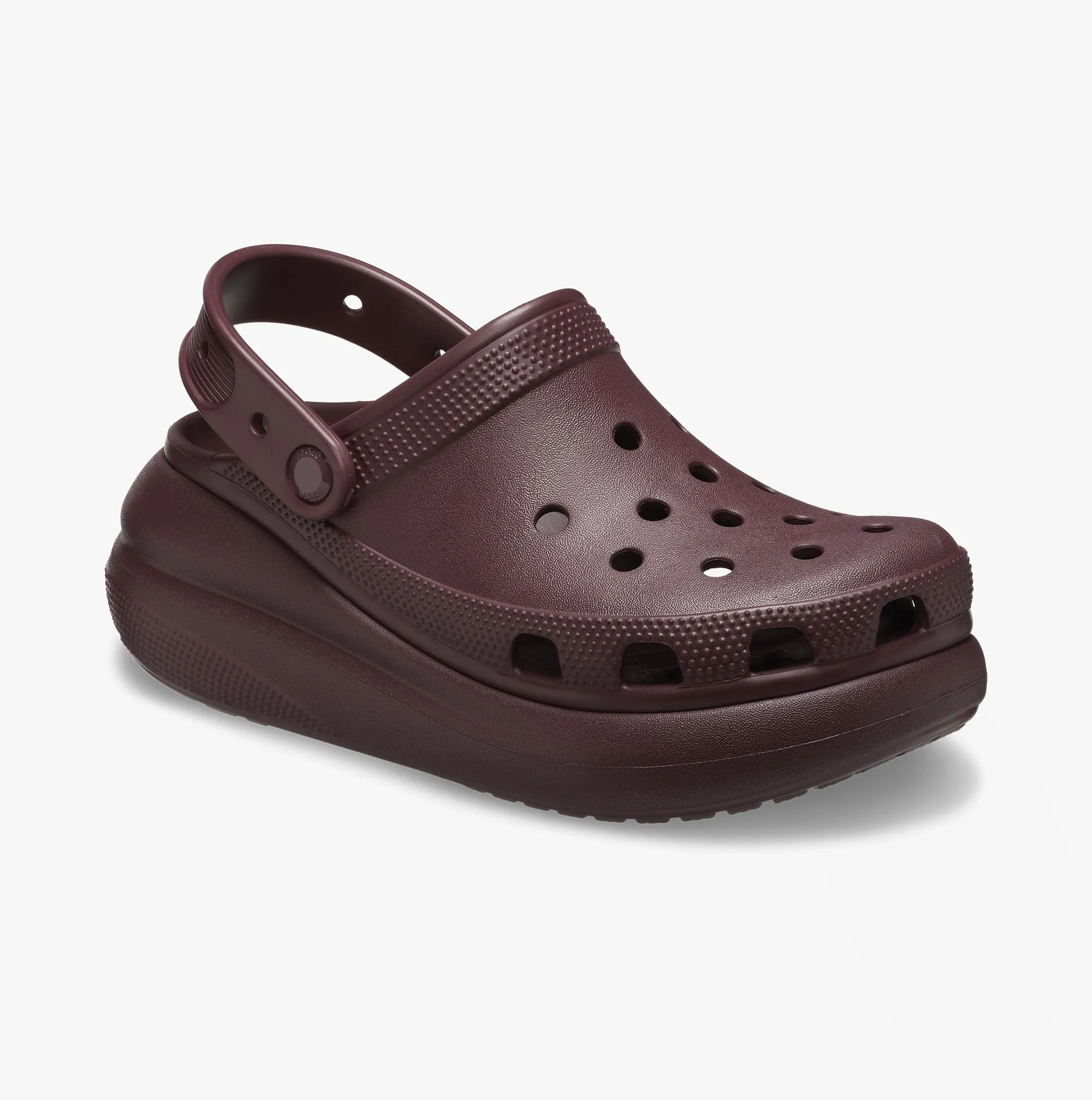 Crocs 207521-6WD CLASSIC CRUSH Womens Clogs Dark Cherry