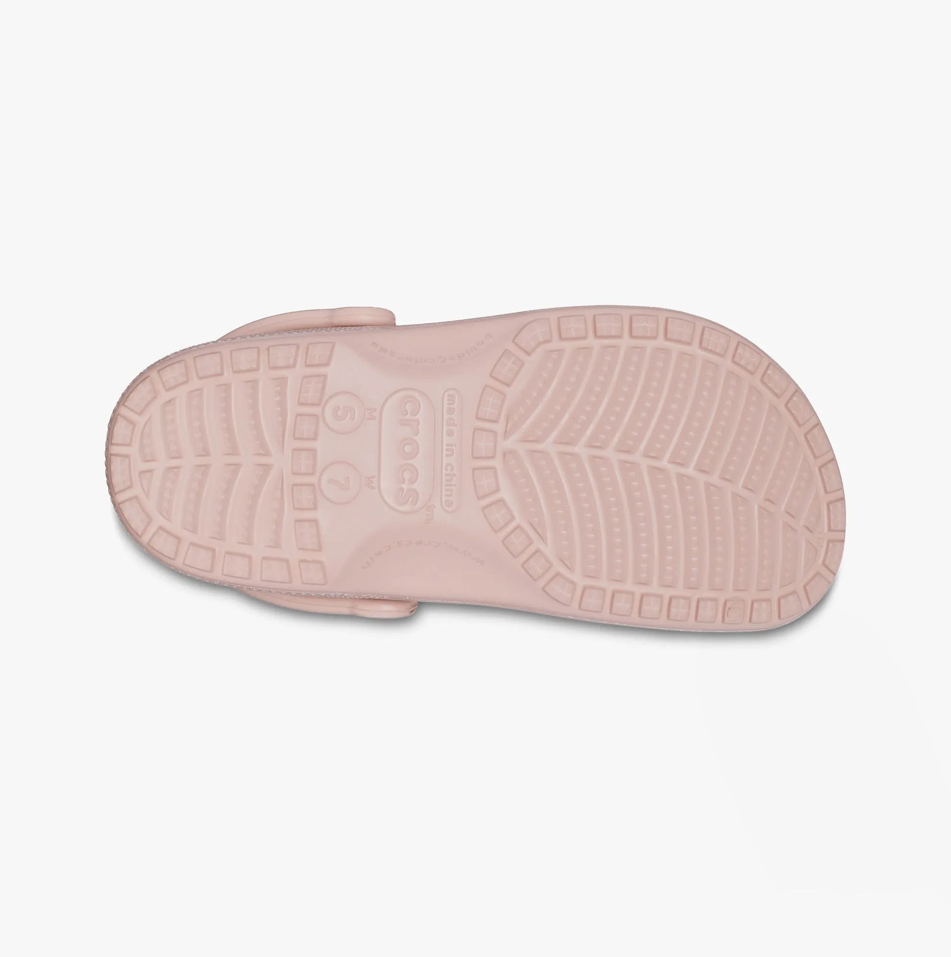 Crocs 208586-6TY CLASSIC SHIMMER Womens Clogs Pink Clay